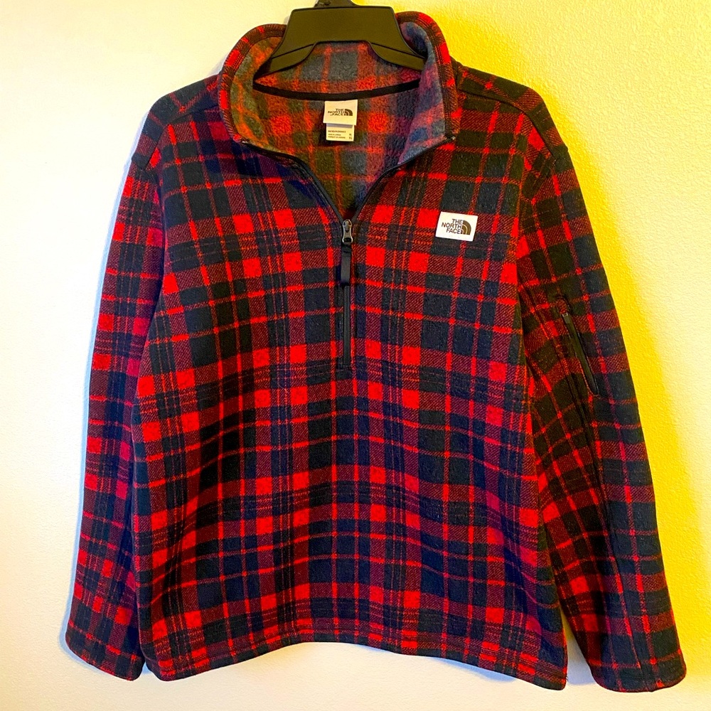 THE NORTH FACE GORDON LYONS NOVELTY 1/4 ZIP FLEECE TOP MENS